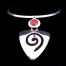 Red Arrowhead Swirl