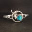 dichroic glass dragonfly bracelet